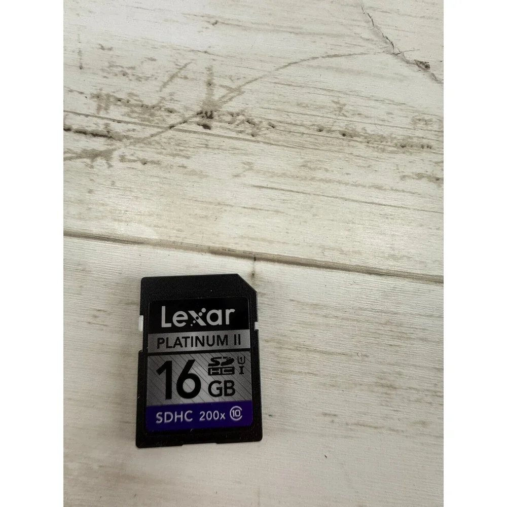 Lexar Platinum II 16GB SDHC Memory Card 200x‎ Class 10 UHS-I Flash Card